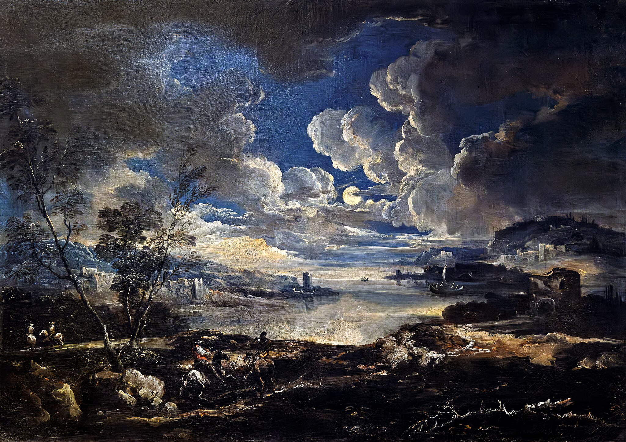 Night at sea with knights